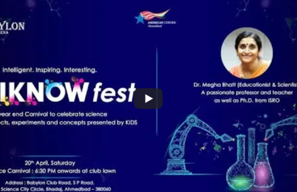 SciKnowFest 2019 – A Science Carnival by SciKnowTech Dr. Megha Bhatt