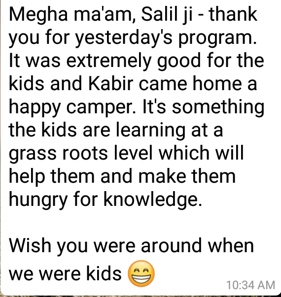 Happy Parent Giving His Comments After a Field-Trip