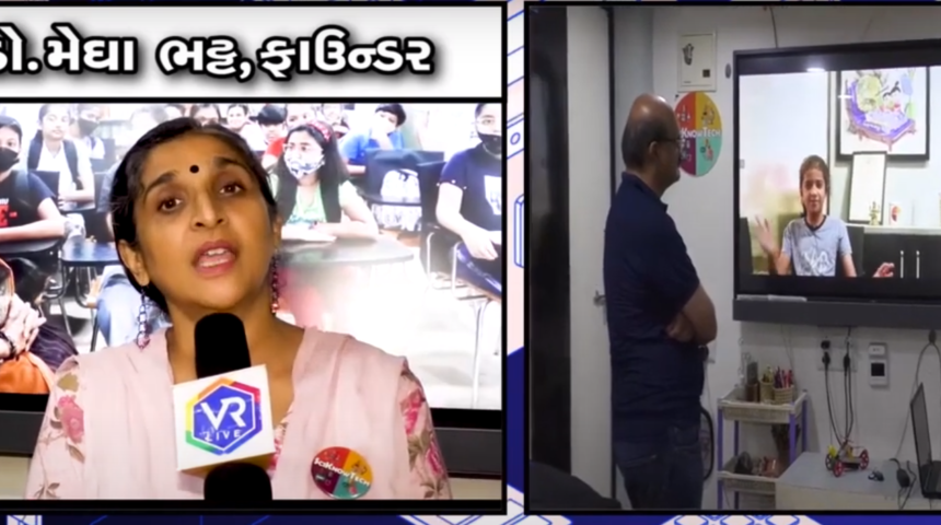 Featuring SciKnowTech & SciKnowMath under Gujarat Start up series by VR Live