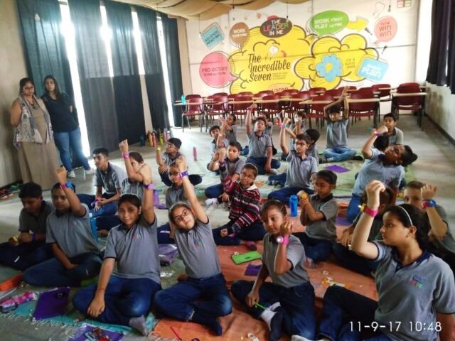 UNIQUE WORKSHOP AT GGIS SCHOOL, AHMEDABAD